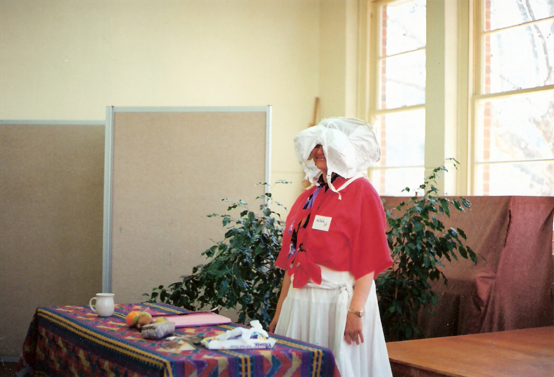 Guest speaker Aviva at Wangaratta Womens Festival, 1994